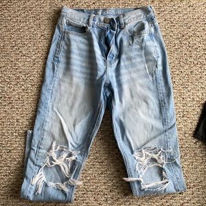 American Eagle mom fit jeans